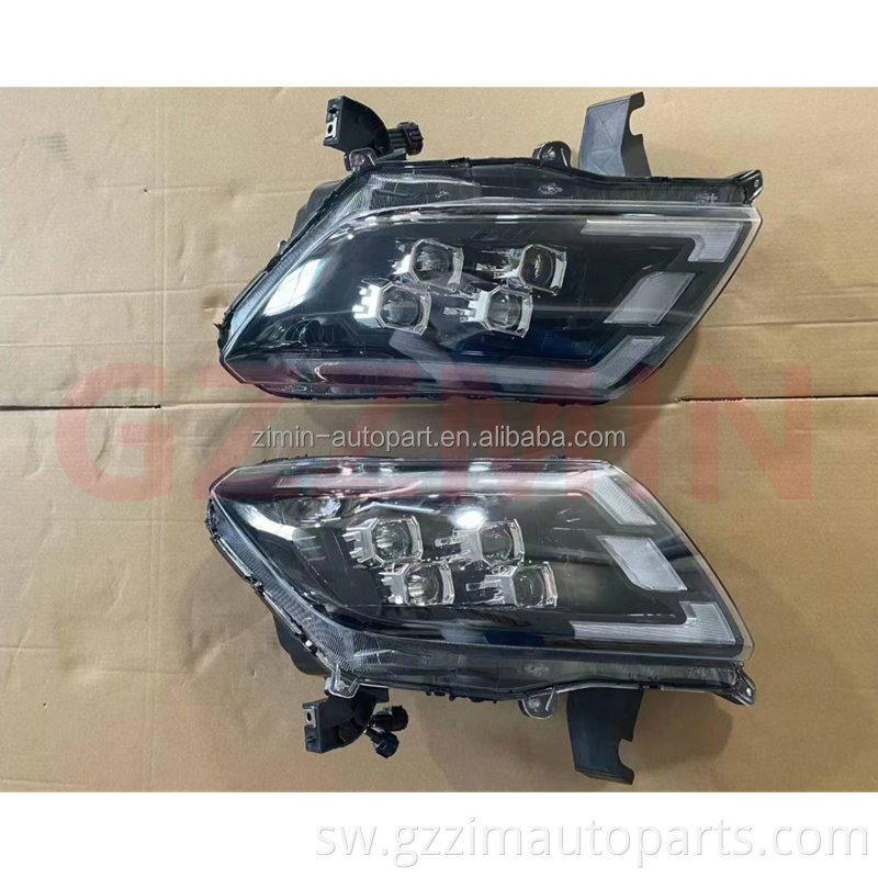 ABS Plastiki Chukua taa ya kichwa cha taa iliyoongozwa taa ya mbele kwa kuchukua np300 2021 taa ya kichwa